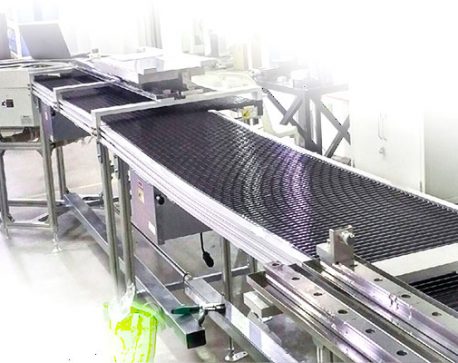 Ảnh thực tế băng tải roller nhựa