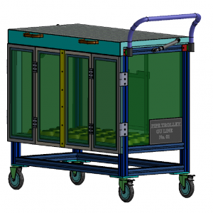 Xe trolley có nắp